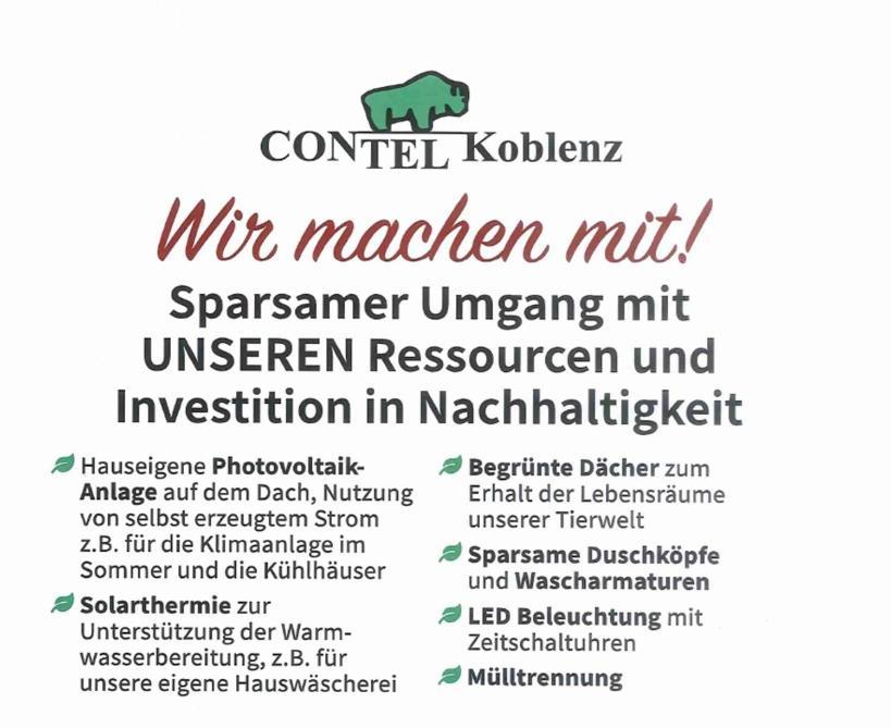 Contel Hotel Koblencja Zewnętrze zdjęcie