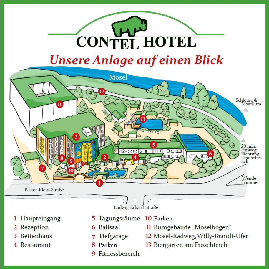 Contel Hotel Koblencja Zewnętrze zdjęcie